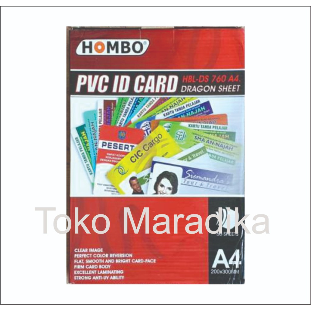 

Bahan PVC Id Card Satuan MURAH