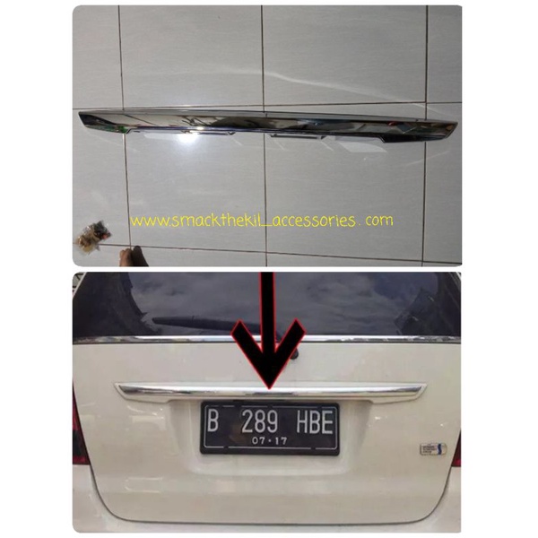 TRUNK LID INNOVA 2011-2013 ORI MODEL GANTI