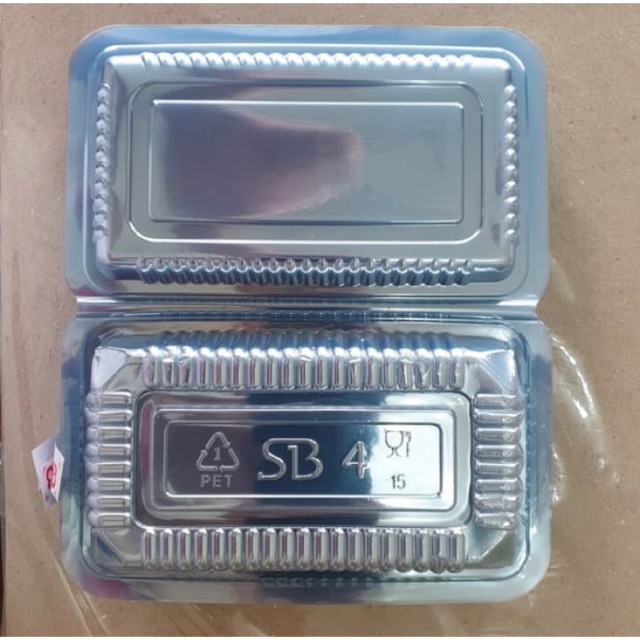 MIKA KUE SB4/KOTAK PLASTIK SERBAGUNA PET THERMOFORMING BOX/KUE
