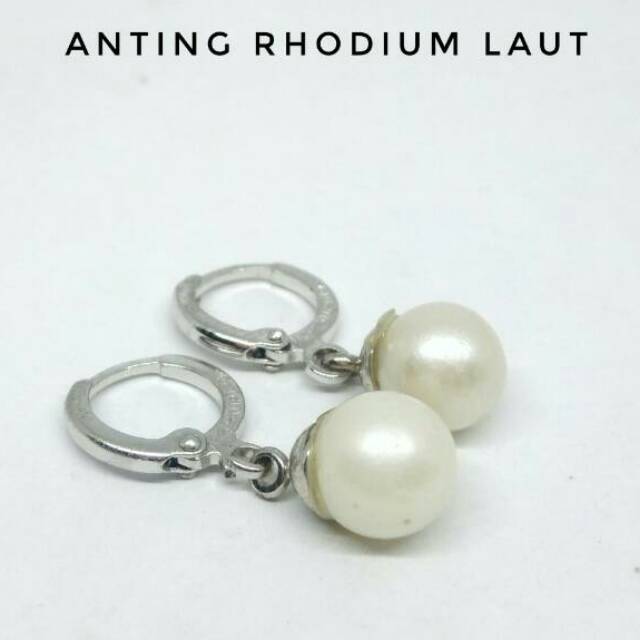 Anting Mutiara Air Laut Asli Lombok