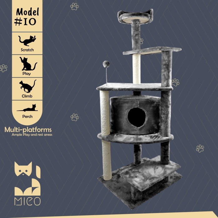 Mainan Kitten - Garukan Kucing - Kandang Kitten - Cat Tower Anggora