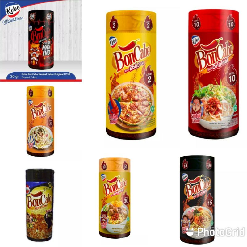 

BUBUK Bon Cabe KOBE BOTOL Lvl. 10 / 15 / 30 / 50