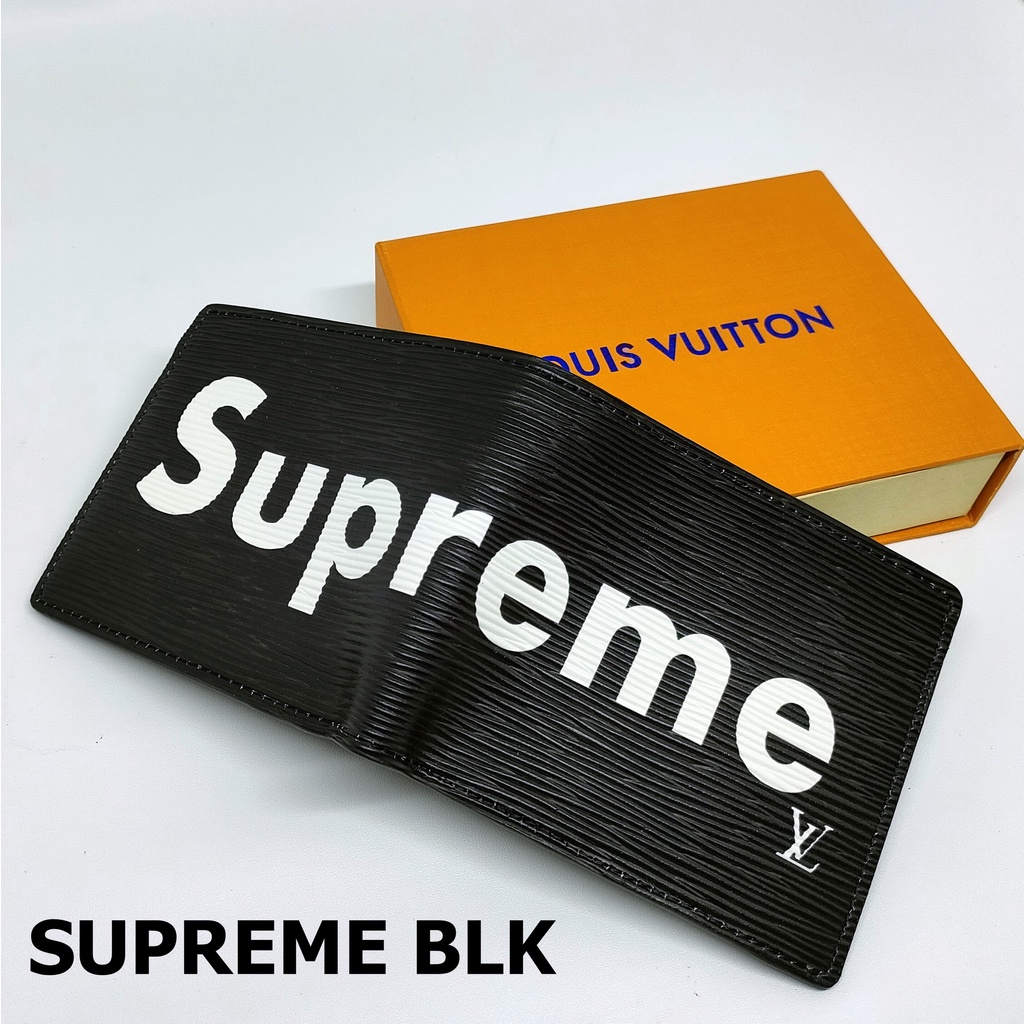 DOMPET PRIA LV IMPORT MODEL TIDUR KULIT SINTETIS-SUPREME BLK