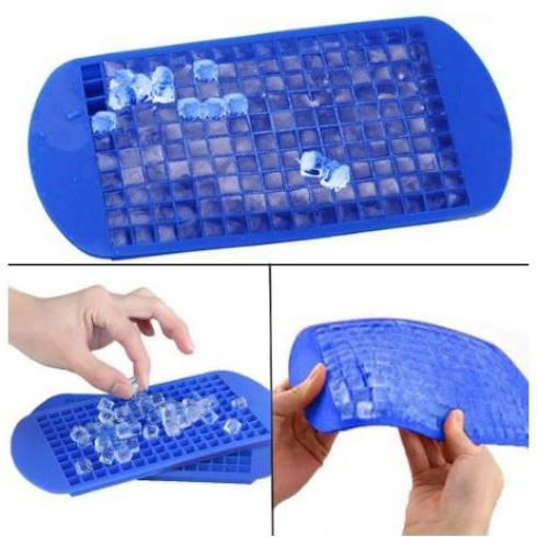 Ice Cube Tray - Cetakan Es Batu Silicon 160 cube