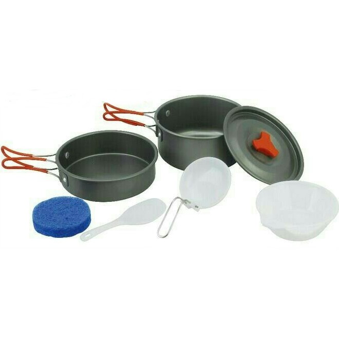 Panci Masak Camping /nesting( Cooking Set DS-200 ) Alat masak camping