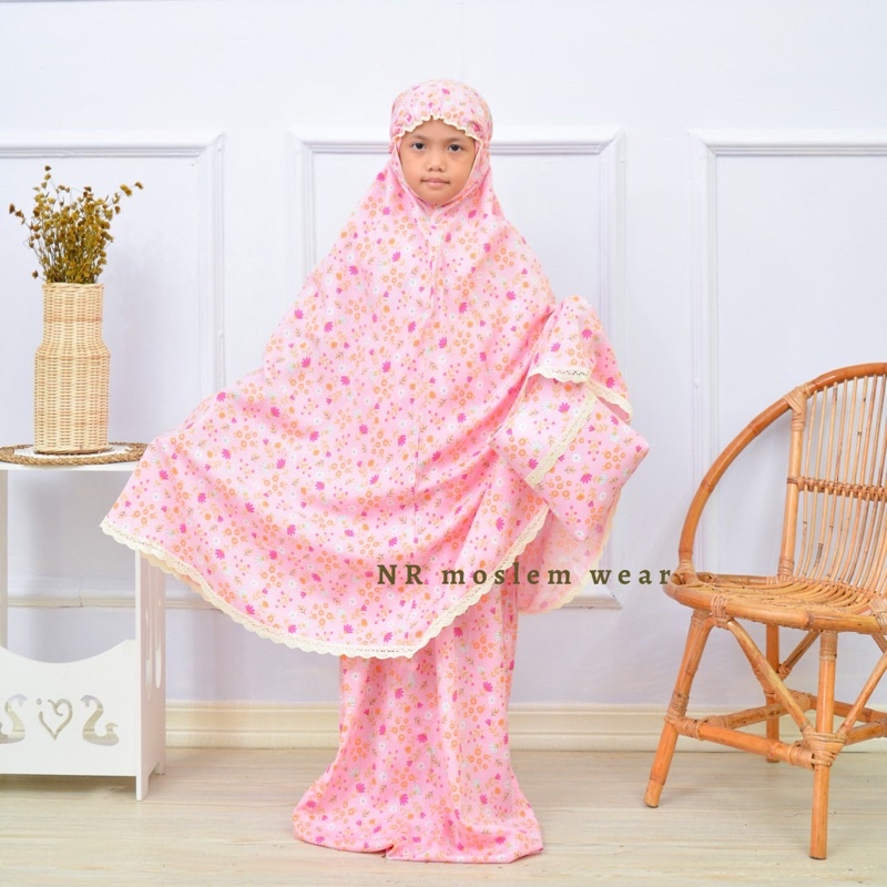 MUKENA ANAK MOTIF , MUKENA ANAK LUCU , MUKENA ANAK KARAKTER , MUKENA TRAVEL kode MA-12