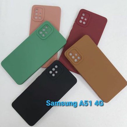 Case Pro Camera Soft Matte With Camera Protector 9D Samsung A51 4G A52 A71 A72018/A750