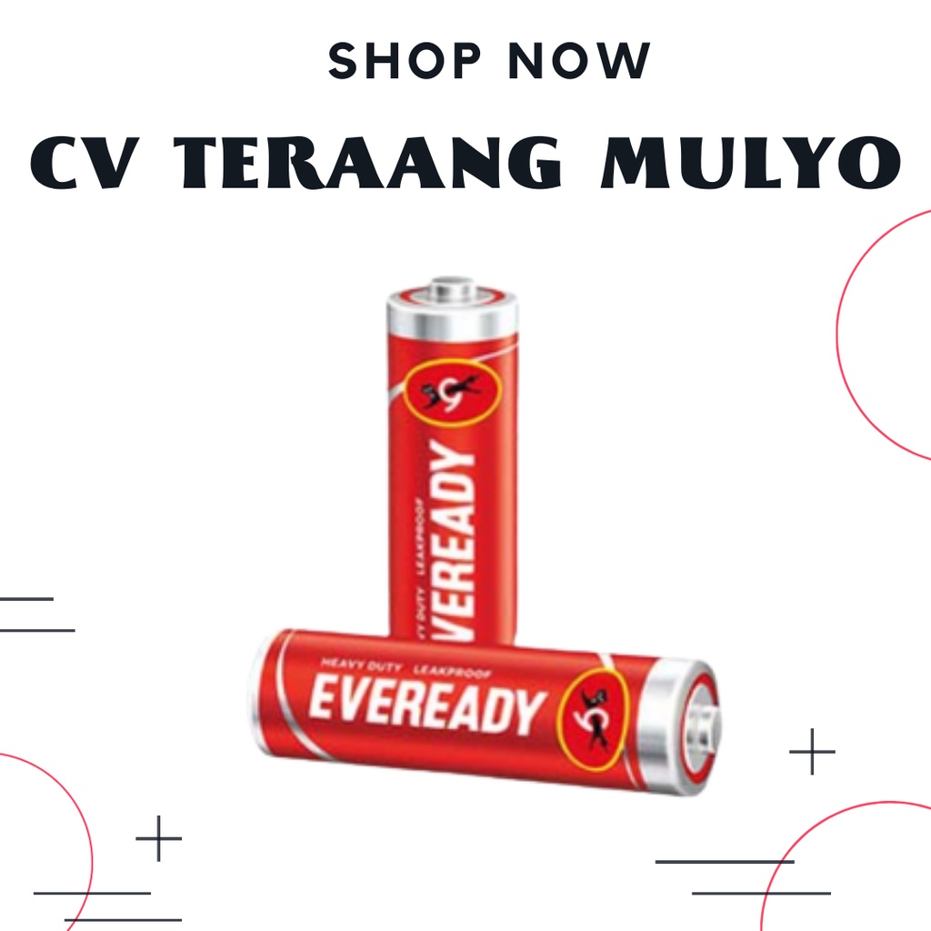 

Baterai A3 Eveready heavy duty
