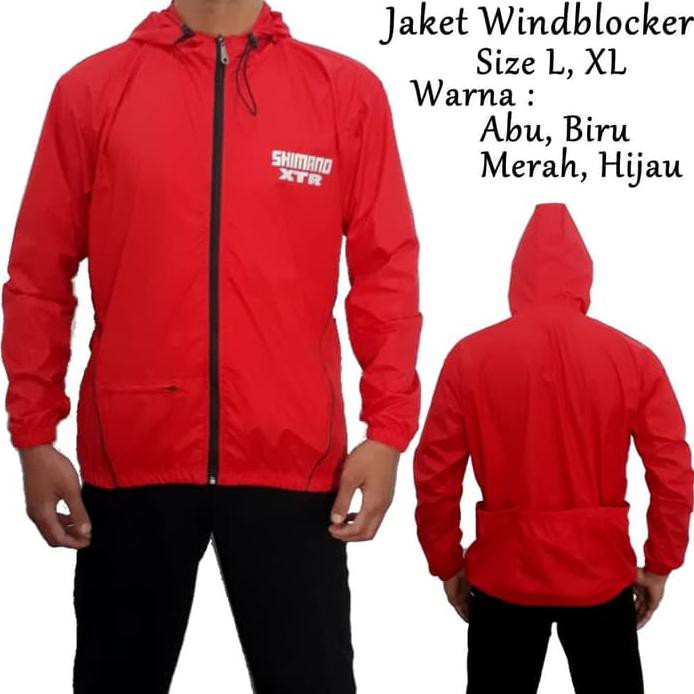 Jaket Sepeda Parasut Xtr Windbreaker