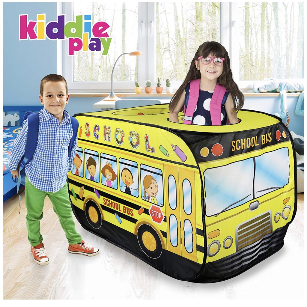 Mainan Tenda Anak Murah Kemping Model Bus Sekolah / School Bus Tent