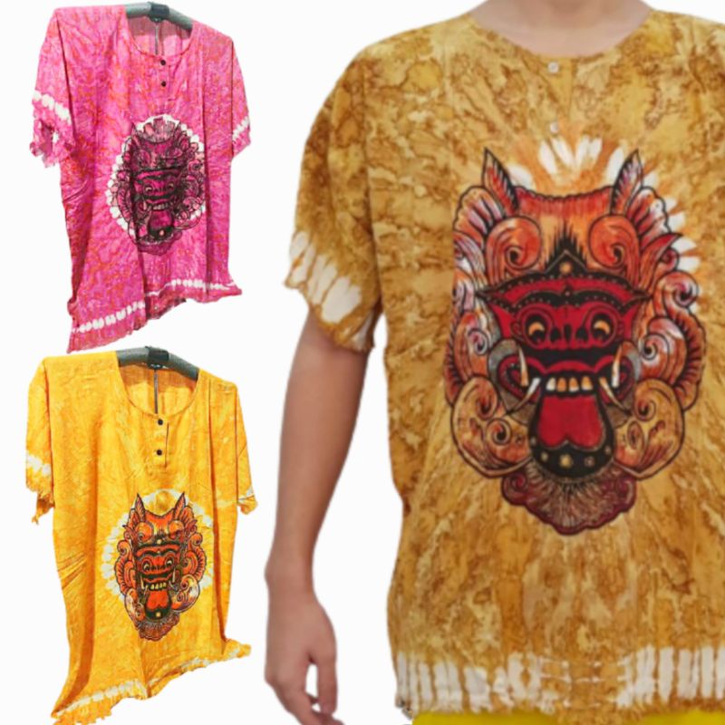 baju bali jumbo tiedye dewasa baju bali barong cowok cewek dewasa bahan katun rayon high quality