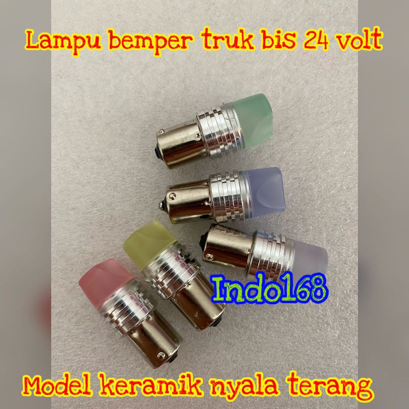 lampu sein bemper truk 24 volt kedip MODEL KERAMIK