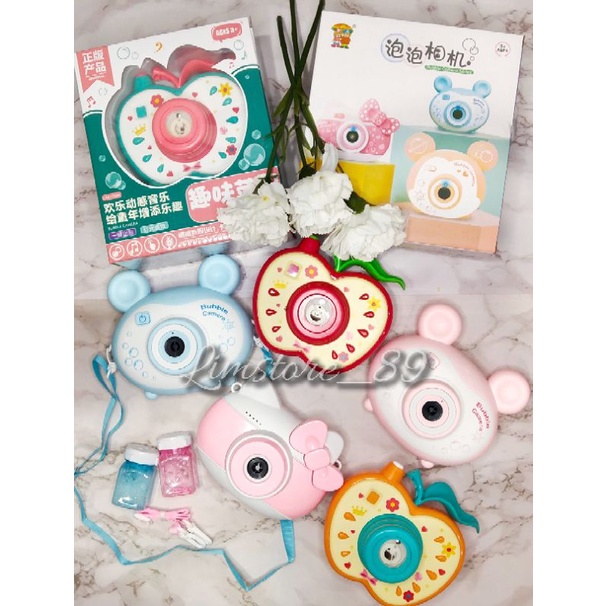 Mainan anak bubble camera / mainan anak gelembung balon / mainan anak bubble camera elektric