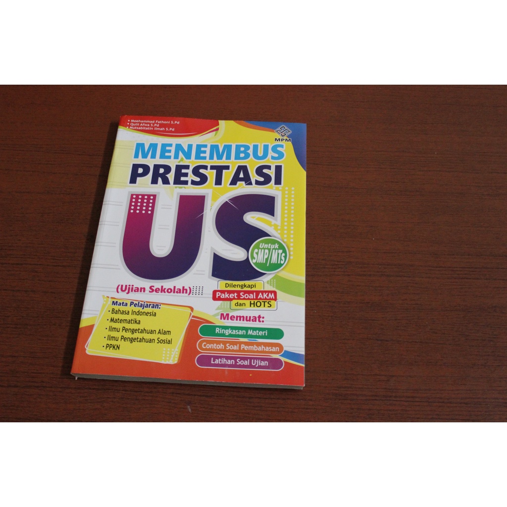 Buku Menembus Prestasi Ujian Sekolah SMP 2022