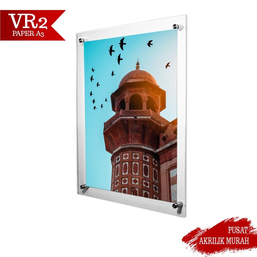 frame akrilik / display akrilik / frame akrilik / frame foto A3 3 mm