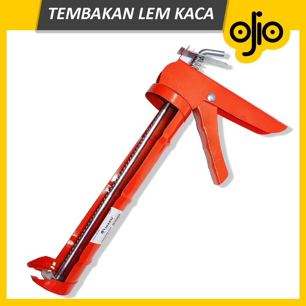 OJIO Alat Tembak Lem Silikon Akrilik / Pegangan Lem Kaca Aquarium / Tembakan Acrylic Silicon Sealant
