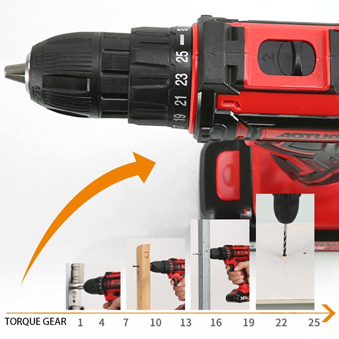 Mesin Bor Cordless / Bor Baterai / MESIN BOR TANGAN OBENG ELEKTRONIK CAS BATERAI ALTOLITHIUM / Mesin Bor / Mesin Bor Baterai / Bor Tanpa Kabel / Mesin Bor Baterai Cordless Drill Bor Batere 36VF SUNC TOOLS / Mesin Bor Baterai 36v, Cordless 10mm Fullset