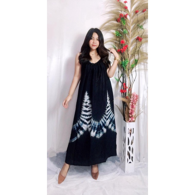 Daster Dress Lobek Panjang Bali-LB - GUNUNG HITAM