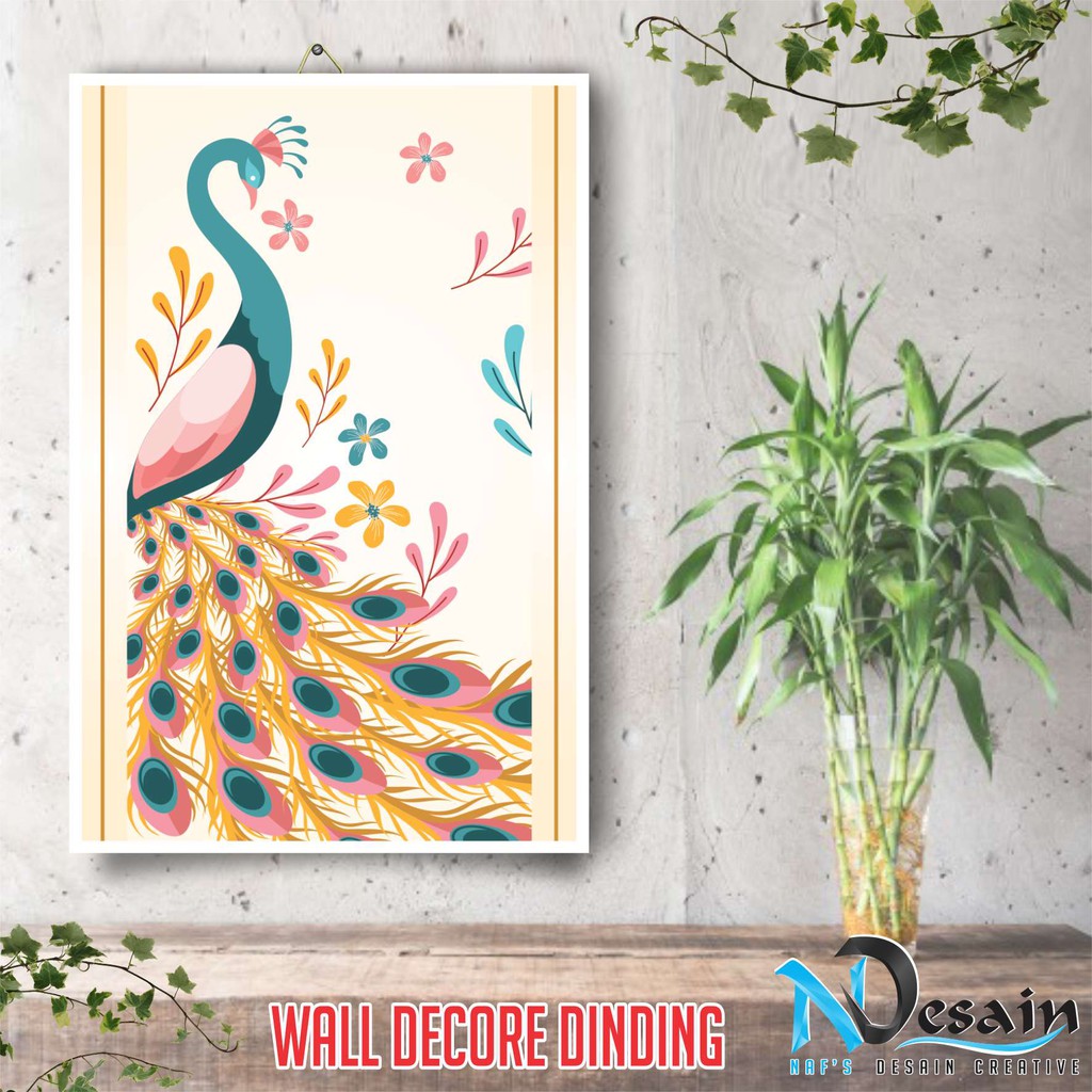 Jual Wall Decore - Hiasan Dinding Burung Merak Indonesia|Shopee Indonesia