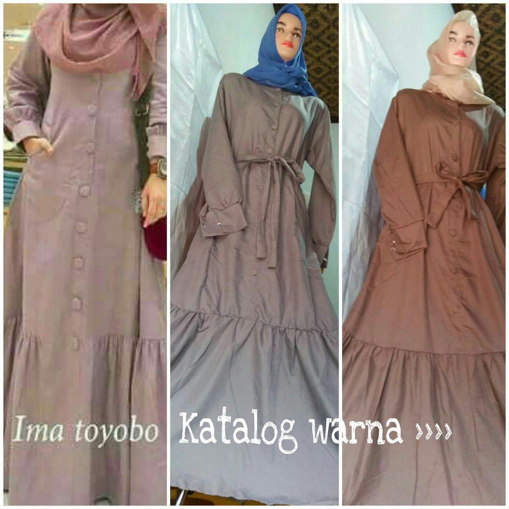 Baju Gamis Bahan Toyobo