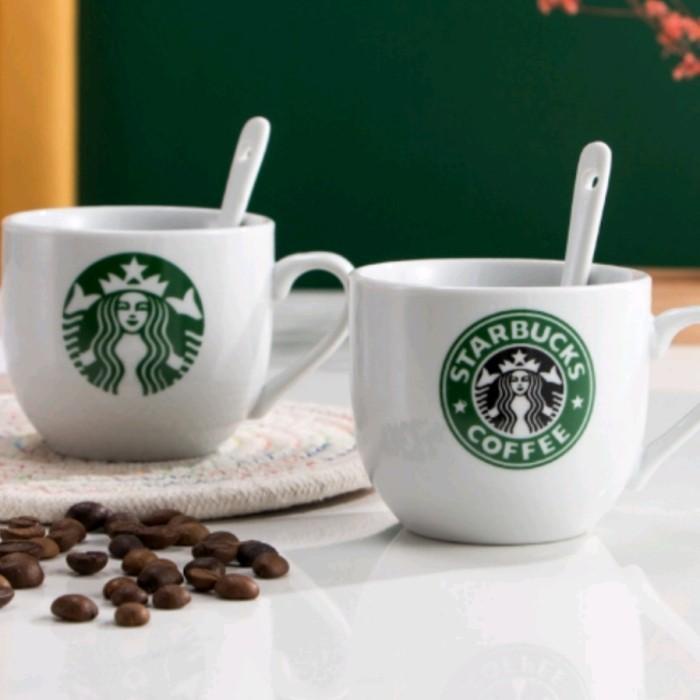 Mug Gelas - Starbucks Ceramic Coffee Cup / Mug Cangkir Gelas Kopi Teh Keramik