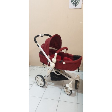 Stroller Babyelle Quattro Maroon