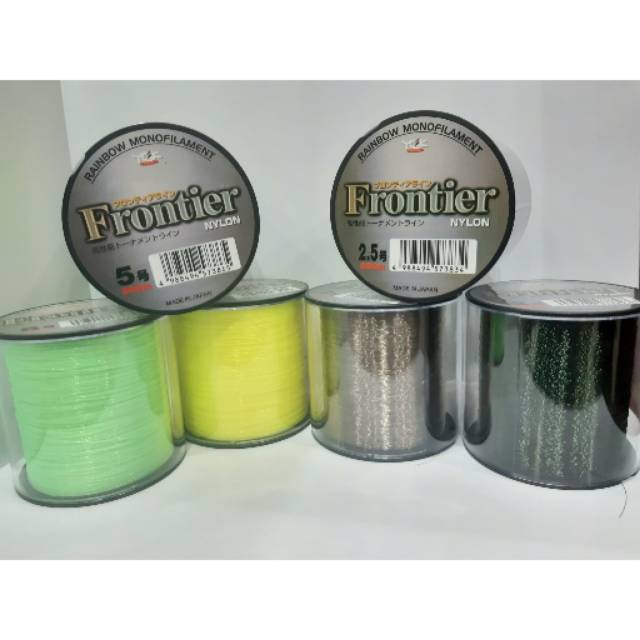 Line YGK FRONTIER NYLON RAINBOW MONOFILAMENT 500M||JAPAN||Senar Spool