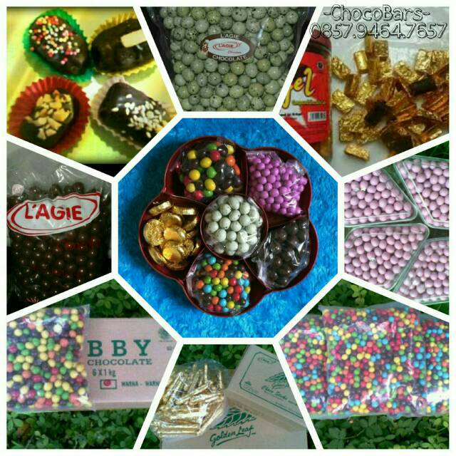 Coklat Kiloan Lagie Golden Mini Pink Mini Warna Chocoball 