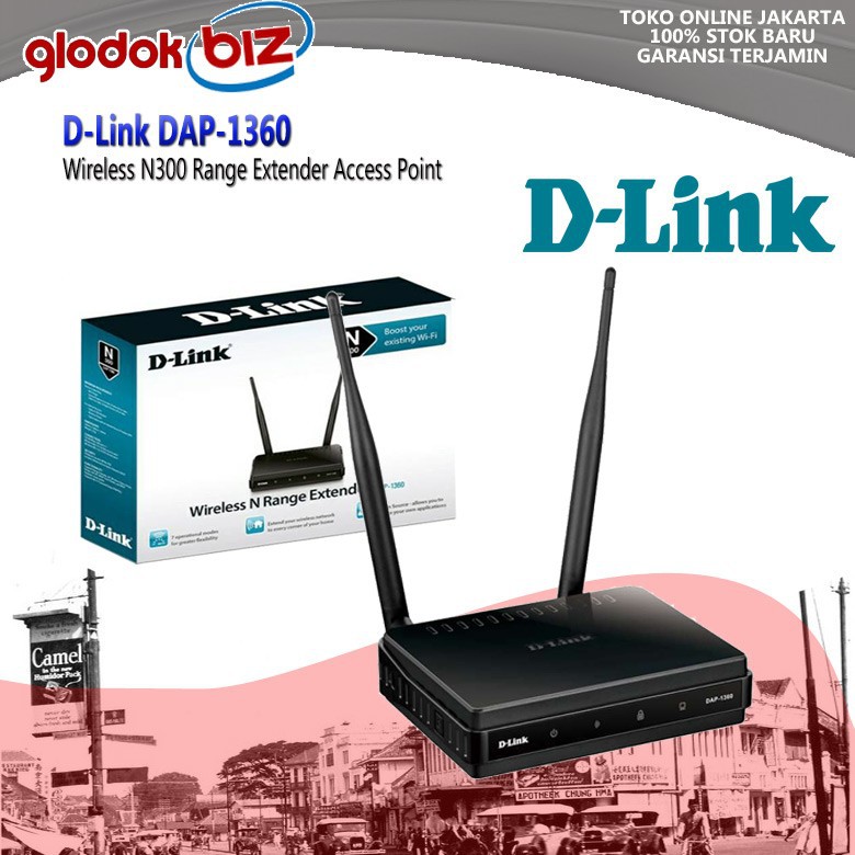 DLink DAP1360 Wireless N300 Range Extender Access Point