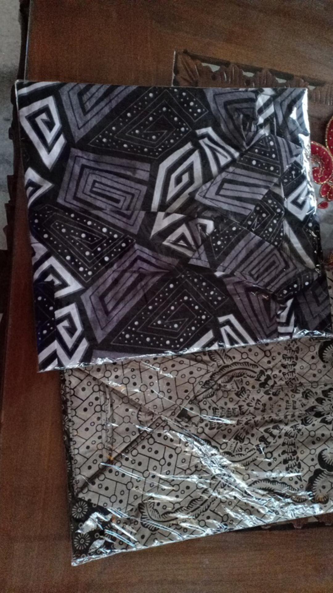 Kemeja Batik Pria Lengan Pendek Batik Size M L Xl Xxl  Bswart Hrb026 Kenongo Hem Panjang Padi