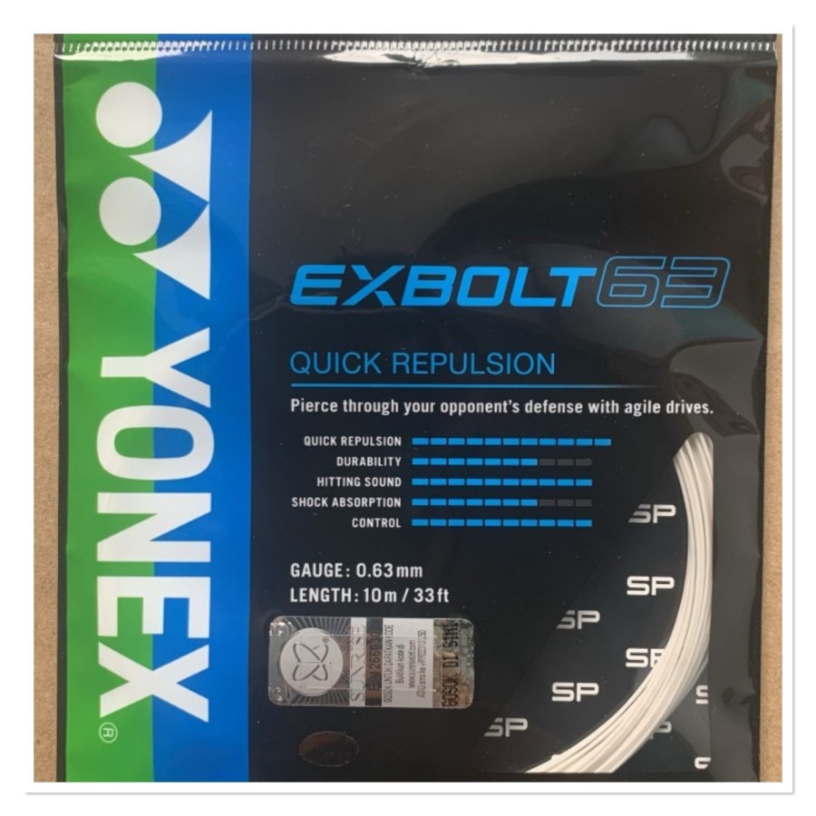 NEW SENAR RAKET BADMINTON YONEX EXBOLT 63 ASLI ORIGINAL