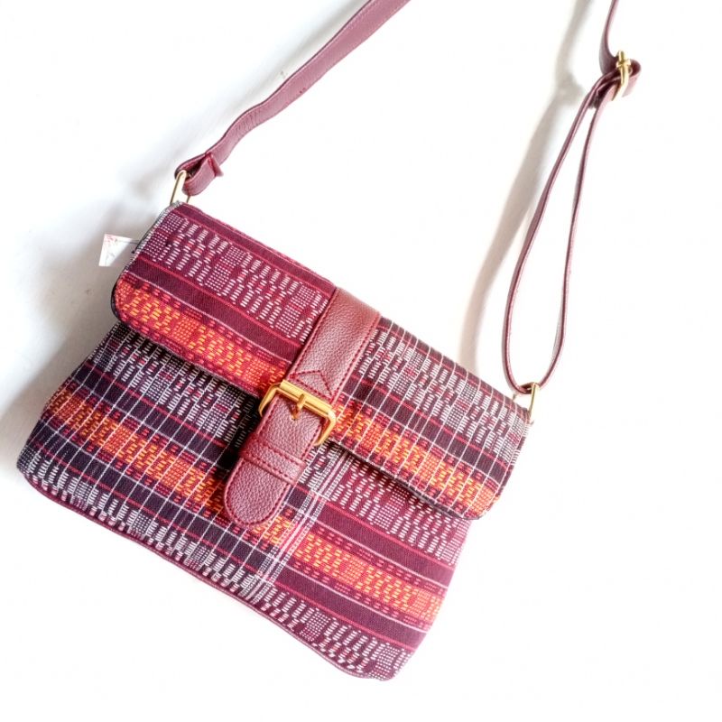 Tas Etnik Tenun Ulos Batak 28*5*17 (Nopita_Stp)