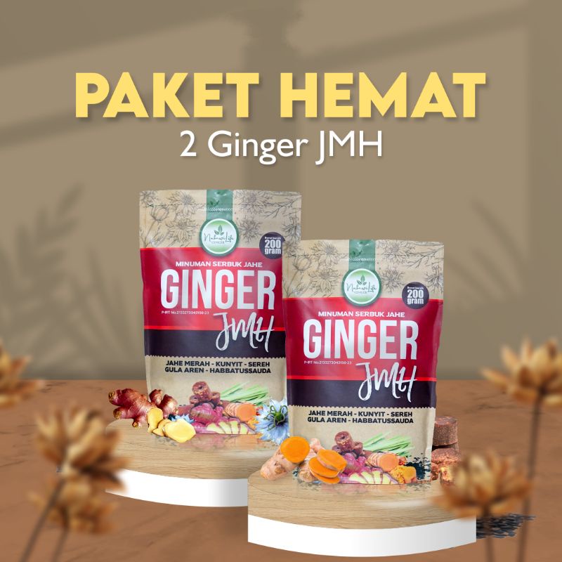 

Jahe Merah Serbuk Instan Ginger Jmh (2pouch@200gr)