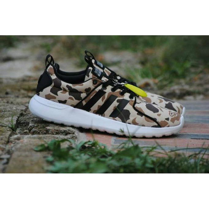 Sepatu Adidas Cloudfoam Lite Racer Army Original Indonesia
