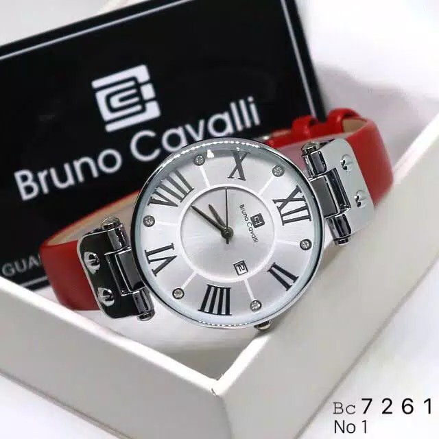 JAM TANGAN WANITA CEWEK BRUNO CAVALLI 7261 KULIT