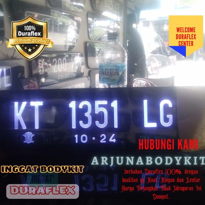 plat nomor akrilik laser mesin ,,B