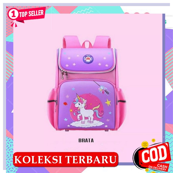 12.12 Sale /Tas Anak Laki Laki Sd / Tas Ransel Anak Sd /Tas Skolah Sd Tas Sekolah Anak Cewek Impor M
