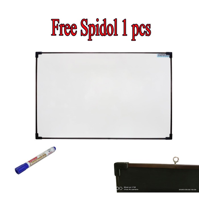 

Promo Spesial Papan Tulis 40 x 60 cm White Board Murah