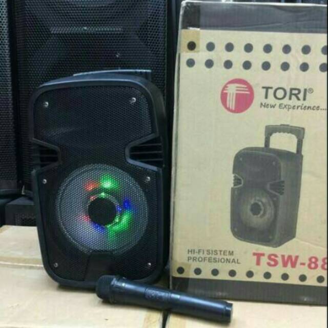 MURAH SPEAKER PORTABLE TORI TSW88 8INCH