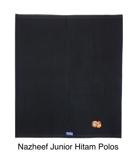 Grosir 10pc - Sarung Anak Nazheef 7000 Benang Hitam dan Putih