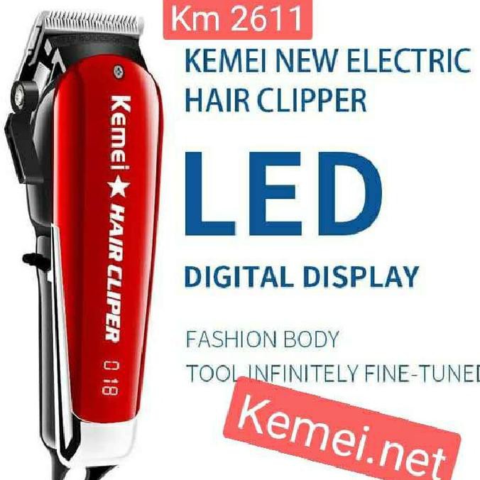 mesin cukur kemei km -2611 alat cukur rambut kemei