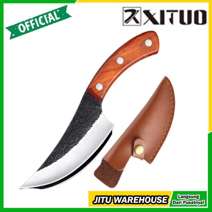 Pisau Dapur Set Daging Super Tajam Chef Knife Carbon Stainles Xituo