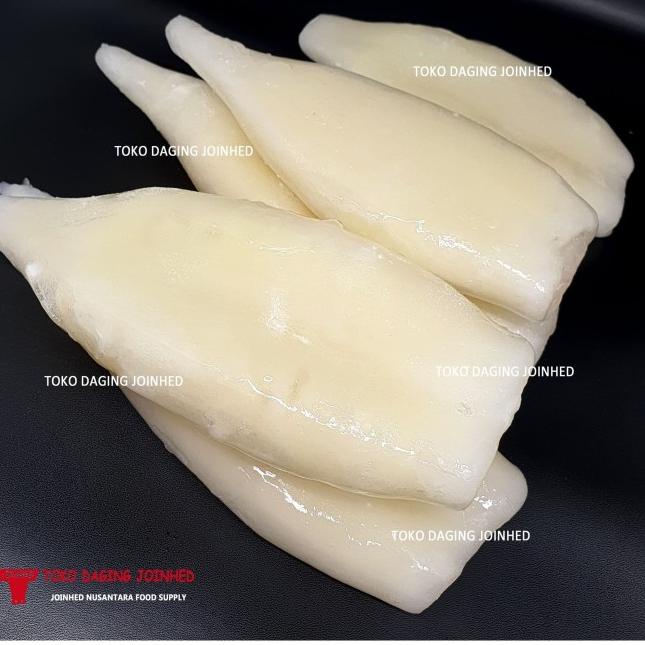 

۩ Squid Cumi Tube Utuh Kemasan 1 kg isi 5-6 Pcs ♗