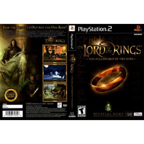 Kaset PS2 LOTR : Fellowship Of The Ring