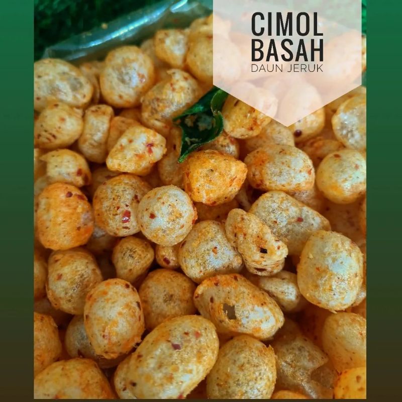 

cimol basah/cimol pedas daun jeruk/camilan kiloan murah