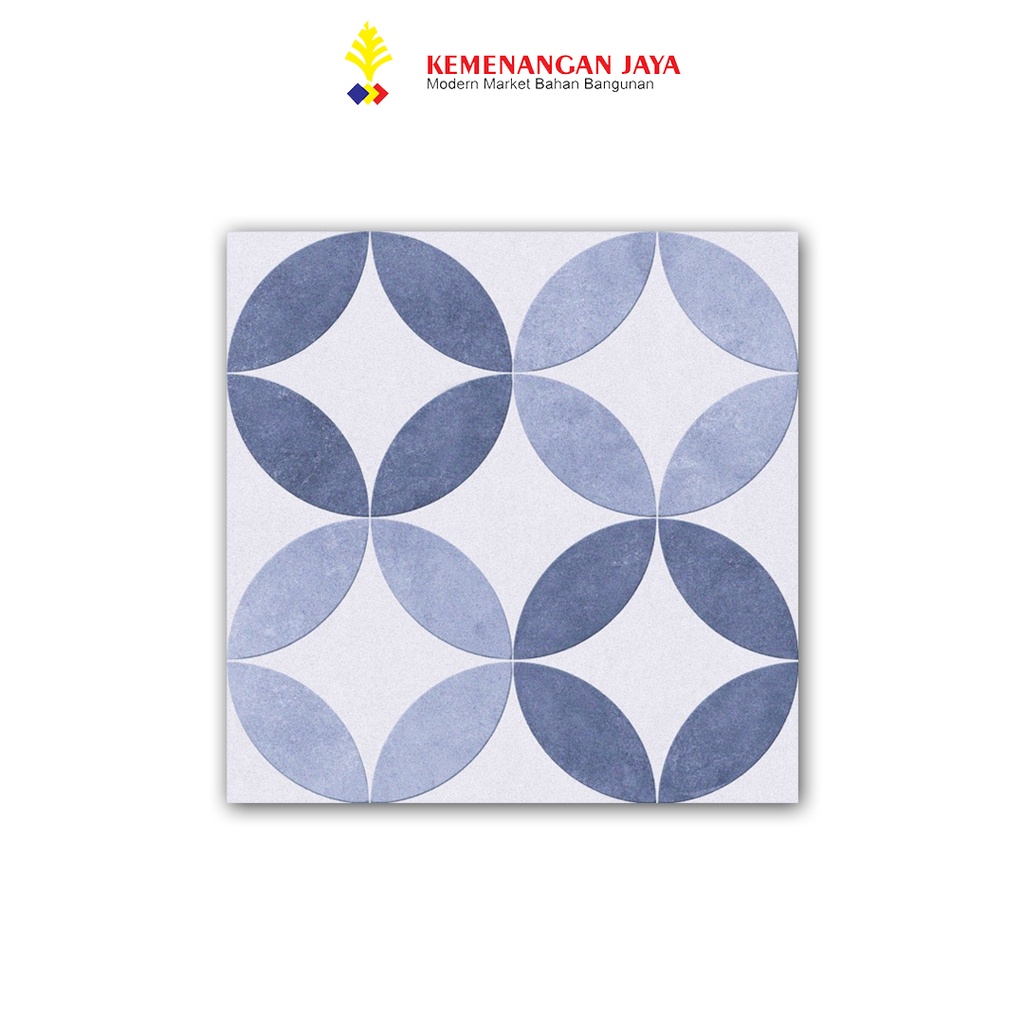 Keramik Murah Asia Tile Royal Blue 25x25