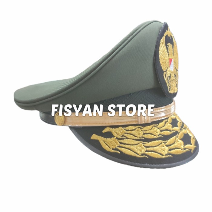 Topi Pet PDU Pati TNI AD | Topi Pet TNI AD