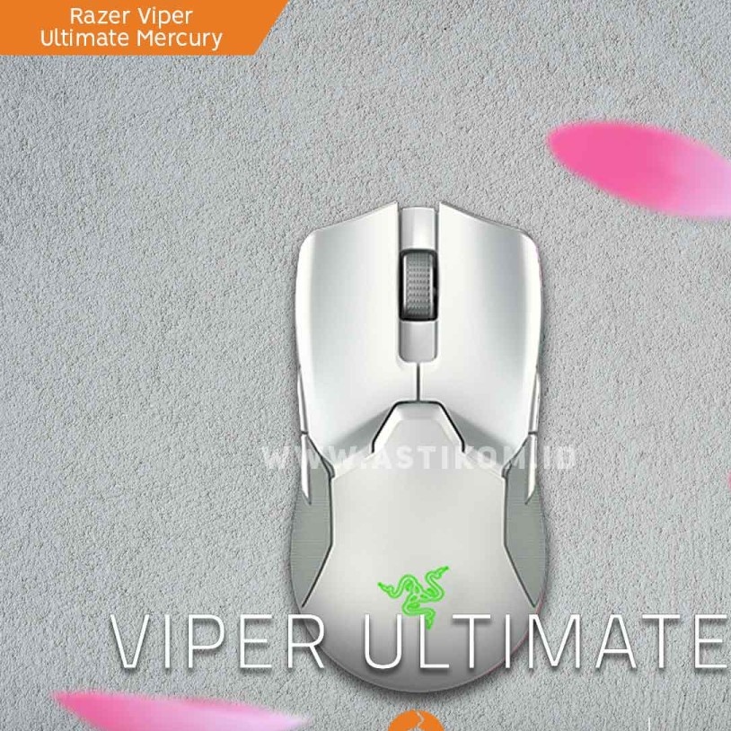 Mouse Gaming Razer Viper Ultimate Mercury Hyperspeed Wireless