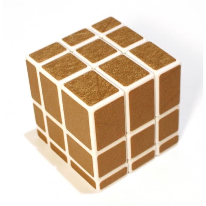 Pelumas Rubik - Rubik Yongjun - Rubik Kubus Rubik Mirror Yongjun Golden Magic Cube 3X3X3 Original