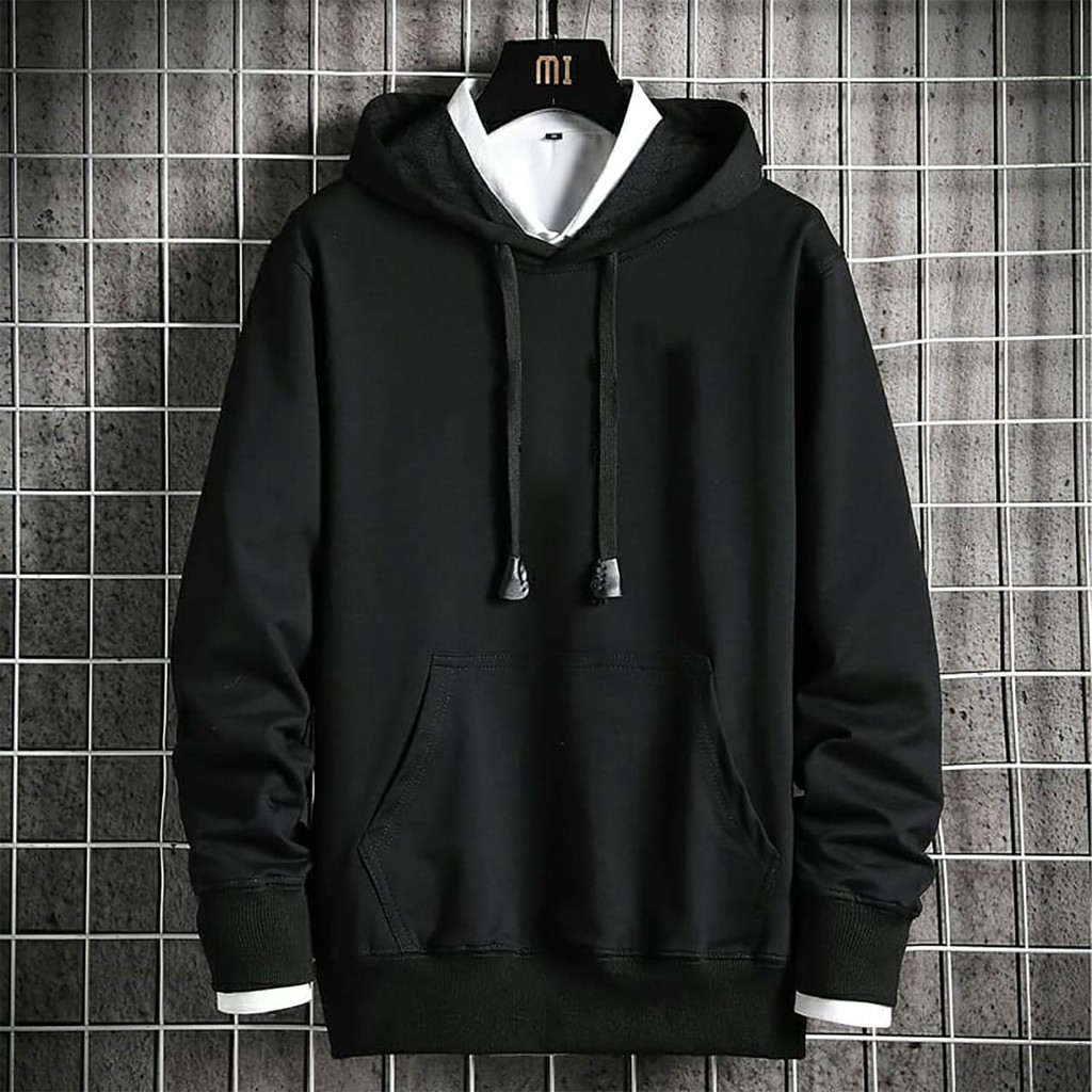 COD-sweater polos hoodie jumper size M|L , XL (pria &amp; wanita) jumper polos terlaris-belibeli